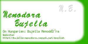menodora bujella business card